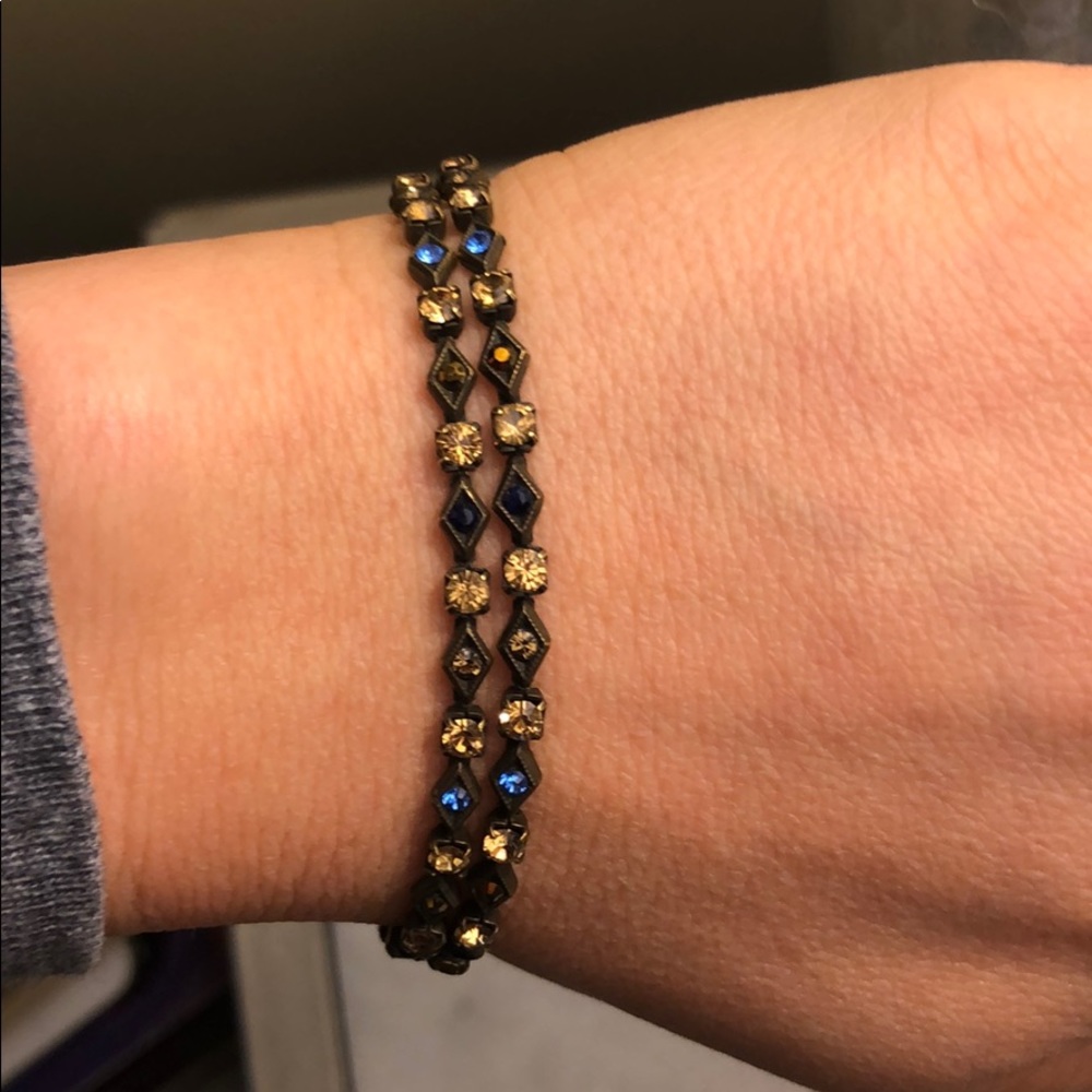Sorrelli bracelet double chain